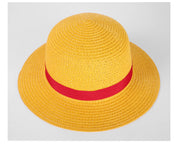 Anime Luffy Anime Cosplay Straw Boater Beach Hat C Ap Halloween Sun Hat