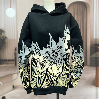 Streetwear Skull Print Hoodies